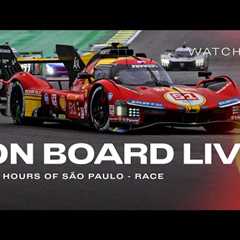 WEC Onboard the #51 LIVE race action at 6H São Paulo  2024 | Ferrari Hypercar