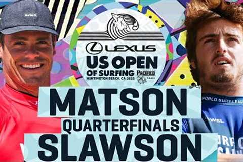 Kade Matson vs Levi Slawson I  Lexus US Open of Surfing 2025 - Challenger Quarterfinals