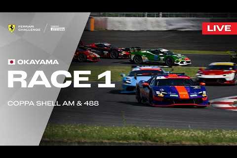 LIVE Ferrari Challenge Japan - Okayama, Race 1 - Coppa Shell AM & 488