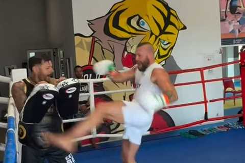EXCLUSIVE: Conor McGregor Sparks Outrage by Pummelling Young Sparring Partners in Shocking Training ..