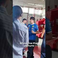 The behind-the-scenes never fails 🤌 #F1Shorts #ScuderiaFerrari