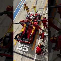 How long does it take to pit a #Ferrari499P? 🛠️#FerrariHypercar #WEC