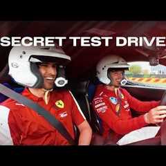 Leclerc & Giovinazzi take the Ferrari 849 Testarossa for Its first drive