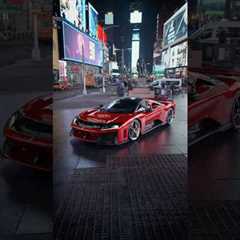 The city that never sleeps stops for the #FerrariF80. #FerrariSupercars #Ferrari