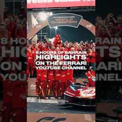 What a race. What a season finale. 🏆 #WEC #FerrariHypercar