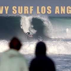 Heavy Surf Pounds Los Angeles