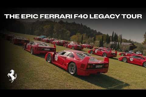 A journey through the iconic Ferrari F40 Legacy Tour