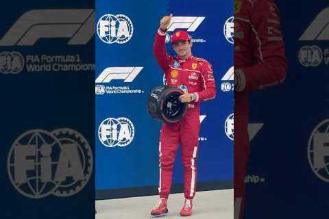 P1 for Charles Leclerc ! What a lap 🛞#F1Shorts #ScuderiaFerrari