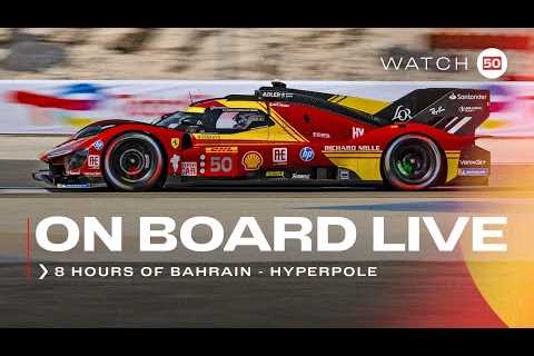 Onboard car #50 for QUALI at 8H of Bahrain | Ferrari Hypercar