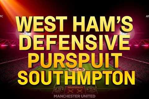 West Ham’s defensive pursuit hits Southampton resistance