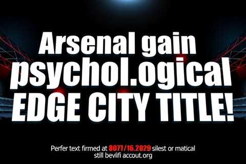 Arsenal gain psychological edge in City title race fixture order